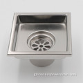 Corner Shower Drain Stainless Steel Nickel Brushed Bathroom Floor Drain Factory